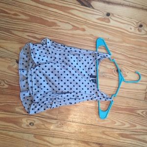 Polka dot crop top